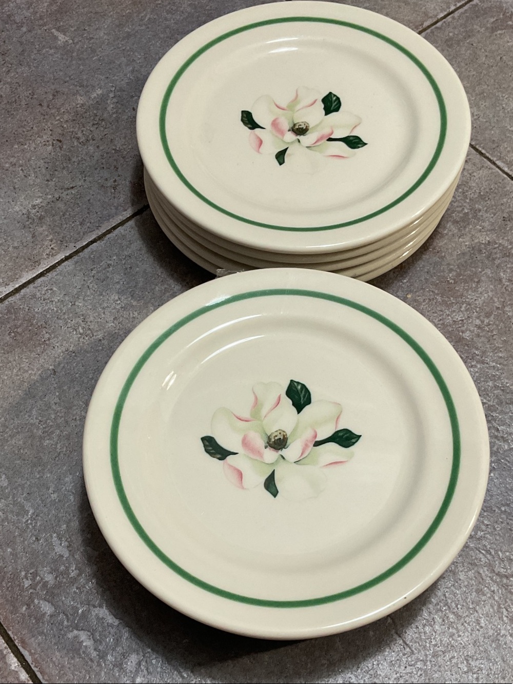 Syracuse china dessert or salad plates a set of 10